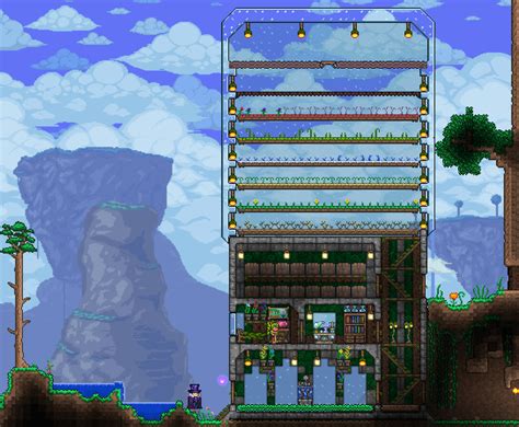 Greenhouse With Courtyard And Springs Rterraria