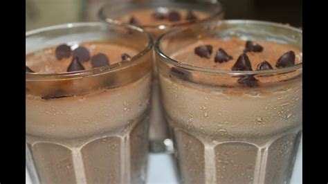 Chocolate Custard Eggless Chocolate Custard Custard Recipe How To Make Chocolate