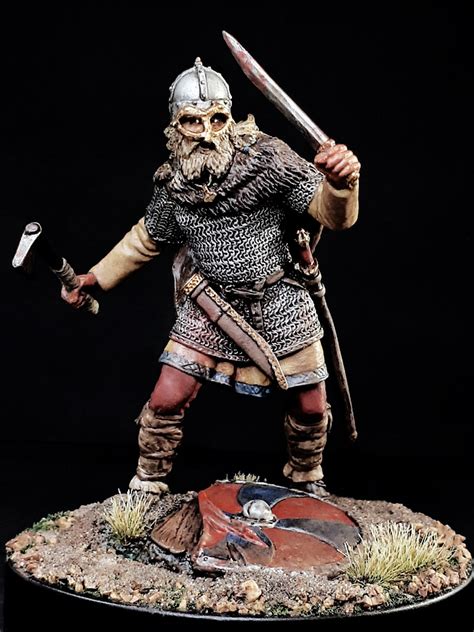 75mm Viking Warrior Miniatures Models Paints And Hobby Tools