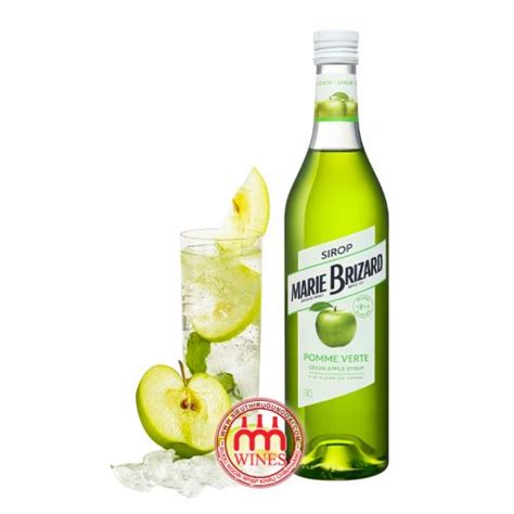 Syrup Marie Brizard Green Apple Pomme Verte Rượu Ngoại Chính Hãng