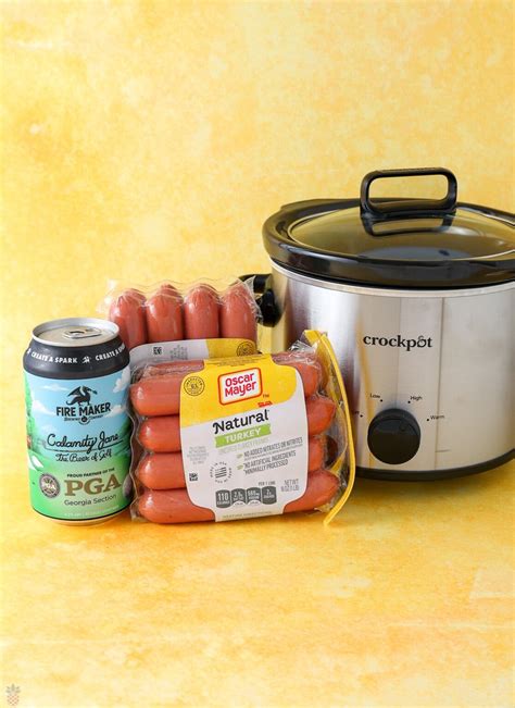 How To Make Slow Cooker Hot Dogs For A Crowd (Beer Or Broth ...