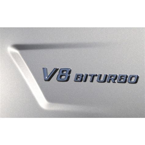 Jual Emblem Badge Mercedes Benz V Biturbo Sticker Chrome Drawshop