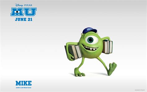 Papel De Parede Para Celular Filme Pixar Universidade Monstros Mike