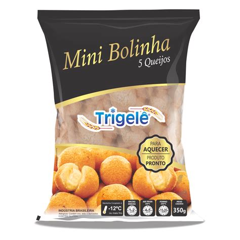 Mini Bolinha Queijos Kg Trigele Salgados Congelados