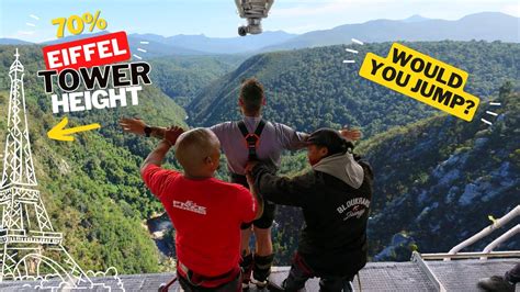 What It S Like Jumping Off The World S Highest Bungee Bridge Bloukrans