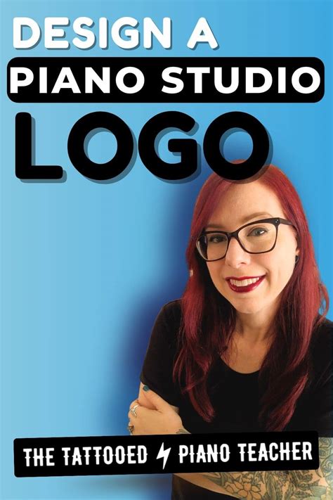 Design A Piano Studio Logo Free The Tattooed Piano Teacher