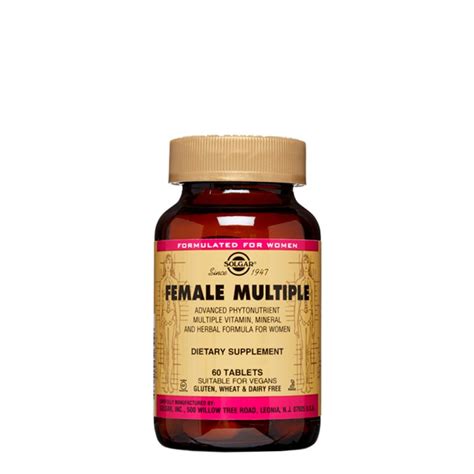 Solgar Female Multiple Complexo Multivitamínico e Multimineral 60