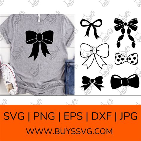 Bow Tie Svg Versatile Bow Svg Files For Crafts Etsy