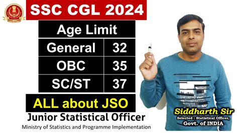 Ssc Cgl Age Limit All About Jso Statistics For Jso Full