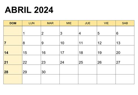 Calendario Abril Para Imprimir Colombia Neile Winonah