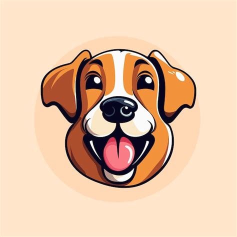 Logotipo De Perro Lindo De Vector Gratuito Vector Premium