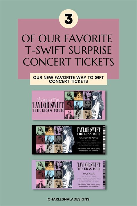 Gifting Concert Tickets in STYLE - Not your average T-Swift surprise ...