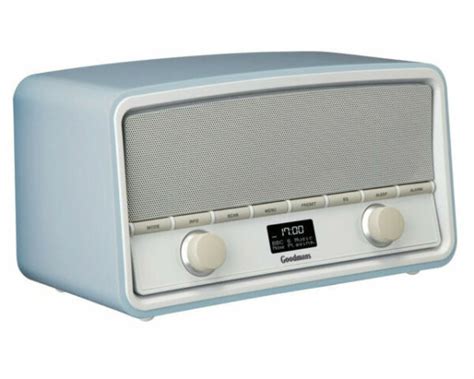 Goodmans Heritage Retro DAB Digital FM Radio Wireless Bluetooth Light