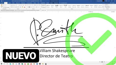 Como Hacer Una Firma En Un Documento De Word Limpia Sin Sombras Ni