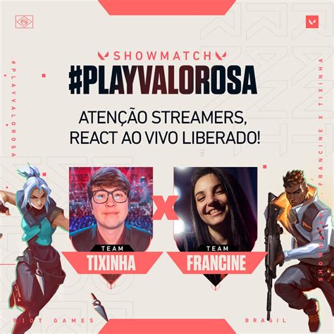 Valorant Brasil On Twitter Aten O Streamers React Ao Vivo