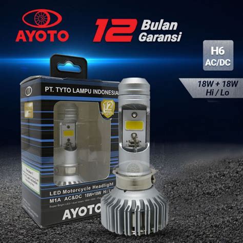 Jual Lampu Motor Led Ayoto M A H Sisi Pnp Ac Dc Shopee Indonesia