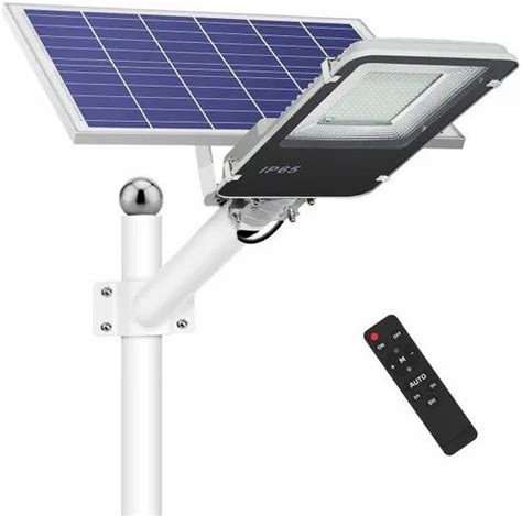 Led Aluminium Solar Street Light With Pole Input Voltage V At Rs