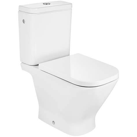 Roca The Gap Close Coupled Rimless Wc Pan