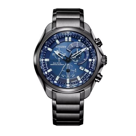 CITIZEN ECO DRIVE MEN S Chronograph Blue Dial Calendar Watch 43MM