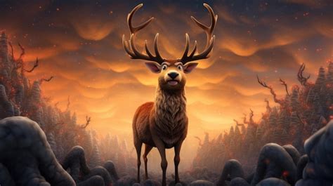 Premium Photo | Rudolph the Red Nose Reindeer