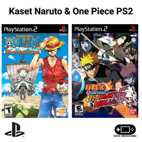 Jual Kaset PS2 Naruto Shippuden 2 3 4 5 Battle Stadium DON One Piece