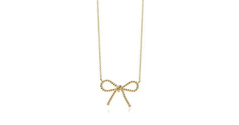 Tiffany Twist Bow Pendant In 18k Gold Tiffany And Co