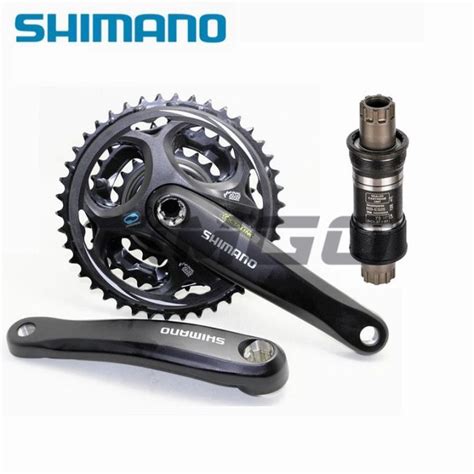 Shimano Altus FC M311 MTB 7 8 Speed Triple Crankset Octalink Tpaer 42