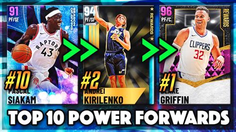 Top Best Power Forwards In Nba K Myteam December Youtube