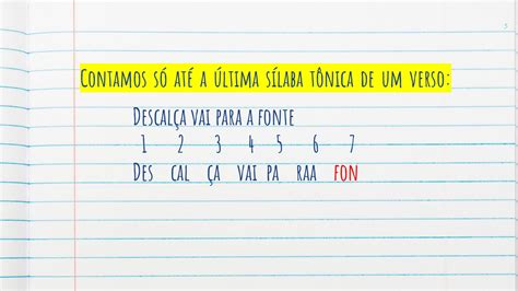 CONTAGEM DE SÍLABAS POÉTICAS