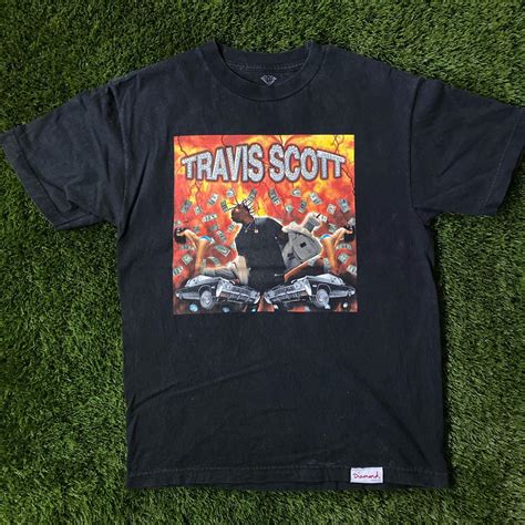 Travis Scott Diamond Collaboration Slight Fading On Depop