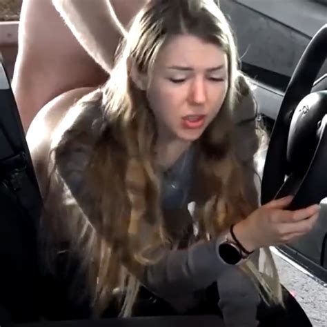 Cheating Babe Regretting While Having Sex With Boyfriend S Best Friend In The Car Front Seat