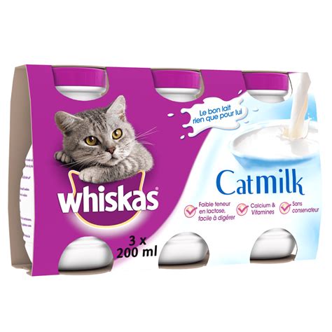 Lait Pour Chat Adulte Et Chaton X Ml Classique Whiskas Fr