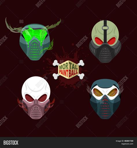 Paintball Emblem Club Vector And Photo Free Trial Bigstock