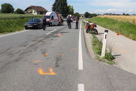 Kollision Zweier Motorr Der Auf Der Pyhrnpass Stra E Forderte Teils