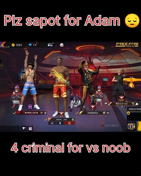 Noob Prank Pro Player😥😥😥 Vs Noob 😭😭adam Nisilt Freefireshorts Viral