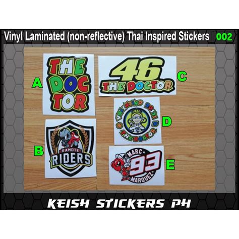 Vinyl Laminated Stickers 002 Shopee Philippines