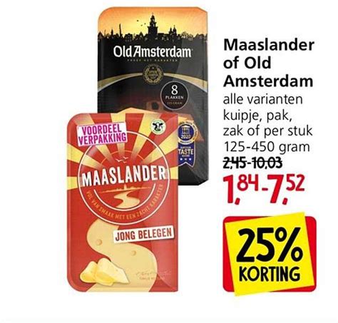 Maaslander Of Old Amsterdam Aanbieding Bij Jan Linders Folders Nl