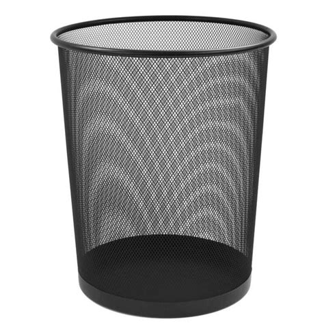 Wire Mesh Waste Bins OSCO White Wiremesh 30cm High Waste Bin