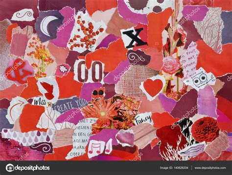 Fotos De Creative Atmosphere Art Mood Board Collage Sheet In Color