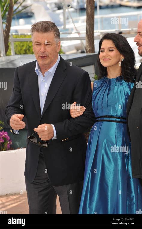 Cannes France May 21 2013 Alec Baldwin And Hilaria Thomas At