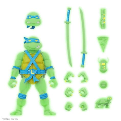 Teenage Mutant Ninja Turtles Ultimates Mutagen Ooze Glow Leonardo