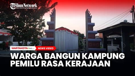 Sindir Politik Dinasti Warga Depok Bangun Kampung Pemilu Rasa Kerajaan