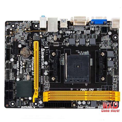 Used Biostar A88MD Motherboard Socket FM2 FM2 DDR3 For AMD A88X