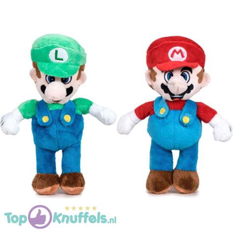 Super Mario Bros Pluche Knuffel Set Cm Kopen Topknuffels Nl