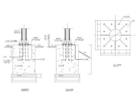 双向八车道城市快速路跨河桥交通工程施工图纸cad Dwg下载 知石网