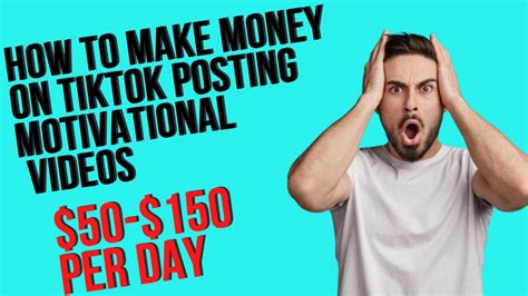 How To Make Money On Tiktok Posting Motivational Videos 2022 Youtube