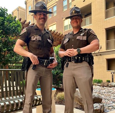 Oklahoma Highway Patrol Men In Uniform Hot Cops Police Officer