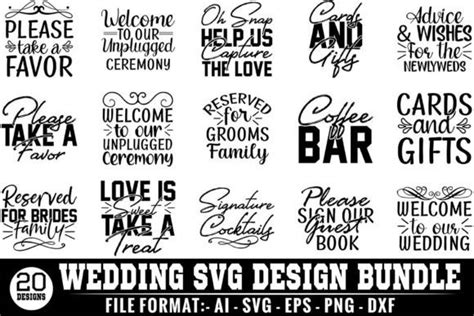 Wedding Svg Design Bundle Bundle · Creative Fabrica