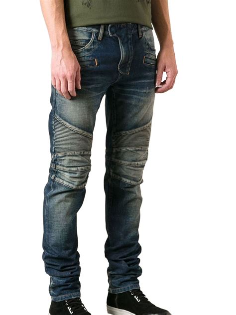 Balmain Jeans Blu in Blue for Men (BLU) | Lyst