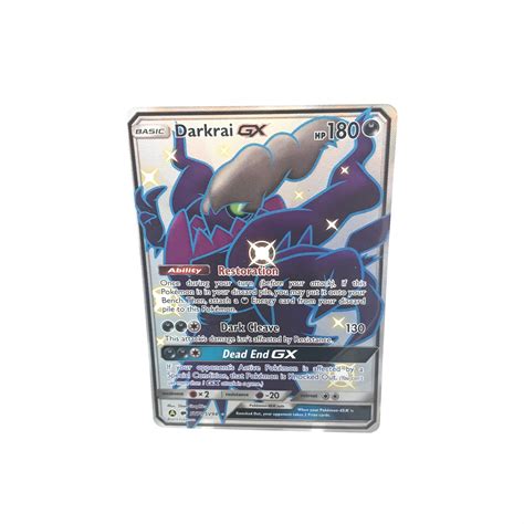 Darkrai Gx Sv Sv Full Art Pok Mon Store Canada